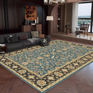 Alfombra Rectangular Royal Home Medallion de 8x10, Imitación de Cachemira, Antideslizante, para Sala de Estar, Decoración del Hogar - Product Image 3