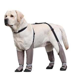 Bottes à bretelles <span class=keywords><strong>pour</strong></span> petits chiens, style sport classique, bottes de pluie <span class=keywords><strong>pour</strong></span> promenades d'animaux, bottes chaudes et solides <span class=keywords><strong>pour</strong></span> protéger les pattes des chiens, leggings <span class=keywords><strong>pour</strong></span> l'hiver et l'été - Product Image 2