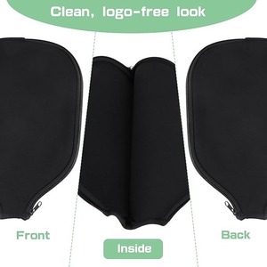 ปลอกหุ้มไม้พายพิคเคิลบอลนีโอพรีน, ซิป YKK, ขนาดมาตรฐาน 8.6"x12.2", ปลอกกันน้ำและกันรอยขีดข่วน - Product Image 2