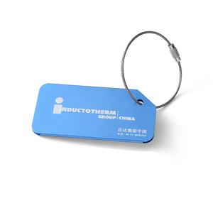 Étiquettes de bagages rectangulaires bleu ciel personnalisées avec logo sur mesure, qualité supérieure, vente en gros - Product Image 6