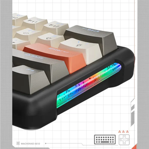 <span class=keywords><strong>Clavier</strong></span> mécanique filaire portable rétroéclairé par LED USB 3.0 T=Type C RK-T60, <span class=keywords><strong>compatible</strong></span> <span class=keywords><strong>PS4</strong></span>/PC/WIN - Product Image 6