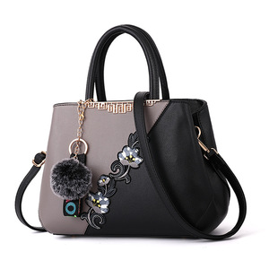 Fashion Ladies Shoulder Bag Tote <b>Purse</b> Messenger Bags Flower <b>Purses</b> and Handbags for Women Embroidery Top Handle Satchel <b>Purse</b> - Product Image 6