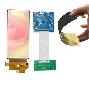 DXQ Driver Board 6.67inch 2400*1080 Flexible AMOLED Panel Led Outdoor Screen with Touch for Standing Display