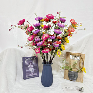 Usine de fleurs artificielles Meiyu Craft, fleurs en mousse floquées, décorations de mariage, vente en gros de haute qualité pour le commerce extérieur - Product Image 4