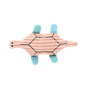 Hochwertige Plüsch-Haustier-Spielzeuge in Meerestierform: Rosa und Grüne Schildkröten, Interaktive Quietschende Zahnreinigungs-Kauspielzeuge für Hunde - Product Image 1
