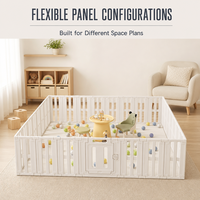 Parc de jeu pour bébé en promotion, clôture de sécurité intérieure pliable pour tout-petits, grande aire de jeux avec portillon verrouillable, certifié CE, en plastique, modèle Zhejiang 0821