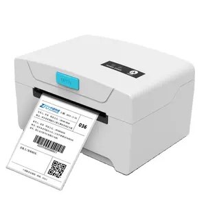 80mm 3inch direct thermal label printer Lan port waybill printer shipping label barcode printer used in logistics