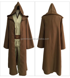 Costumes d'Halloween lisses pour enfants et adultes, ensemble complet <span class=keywords><strong>Star</strong></span>-<span class=keywords><strong>wars</strong></span>, cape de chevalier <span class=keywords><strong>Jedi</strong></span>, costume de cosplay Anakin Skywalker, vente en gros - Product Image 2
