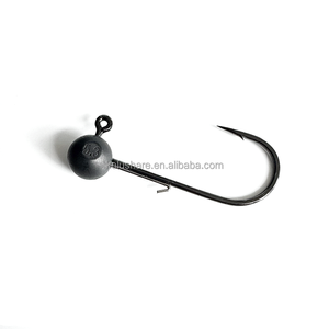 5,3G 7g Bola de tungsteno de óxido negro Jig Head Señuelo de pesca Cebo de natación Bola redonda Jig Head Accesorios de pesca Pesca de lubina - Product Image 6