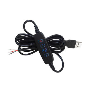 Cable USB LED con interruptor de atenuación de tres colores para equipos de transmisión en vivo, con luz de relleno de belleza ajustable e interruptor de atenuación gradual - Product Image 2