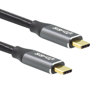 XPB Tressé Nylon USB C 3.2 Gen 2 Câble 4K 60Hz Sortie 20GBPS Fonction de Données 100W PD Faisceau de Câbles de Charge