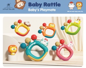 Bracelet hochet en plastique en forme de dessin animé pour bébé, lavable, jouet d'éveil pour la préhension, ensemble gonflable, cadeaux en gros <span class=keywords><strong>TAGO</strong></span> - Product Image 6