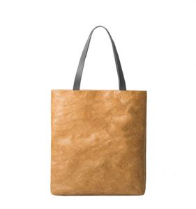 Sac à main en papier kraft écologique personnalisé, imperméable, en papier naturel, nouveau matériau - Product Image 2