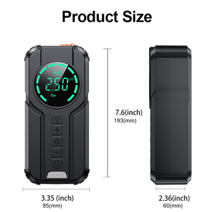 Productos a Precio de Fábrica: Arrancador de Coche OEM, Inflador de Neumáticos de 6000mAh, Banco de Energía Superpotente con Pantalla Digital - Product Image 6