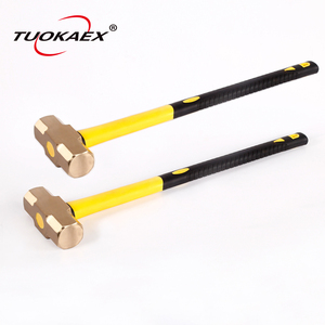 Fabricant OEM chinois, marteau de pompier japonais forgé personnalisable, anti-étincelles, manche en bronze d'aluminium, ISO9001 - Product Image 2