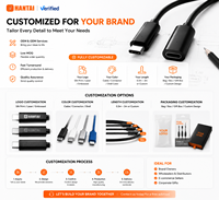 Kabel Ekstensi USB-C Universal 10Gbps Tipe-C Male-Female 100W PD Transfer Data Video 4K Konduktor Tembaga Murni Berlapis Nilon Tahan Lama