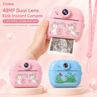 Kamera Instan Mini OEM untuk Anak, Printer Foto Lucu, Kamera Anak dengan Permainan, Perekam, Hadiah untuk Anak, Portabel, Buatan Khusus
