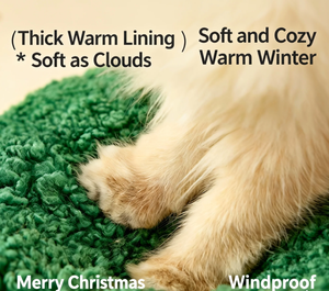 Meiweipet Cute Winter Triangular Faux Fur Removable <strong>Pet</strong> <strong>Bed</strong> for Small Animals Soft Plush Design for Cats &amp; Dogs - Product Image 3