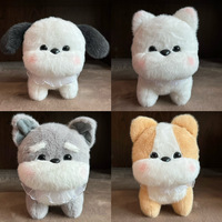 Mainan boneka mewah pendek 8 inci baru lucu Premium boneka Hari Valentine perayaan pernikahan hadiah boneka lempar