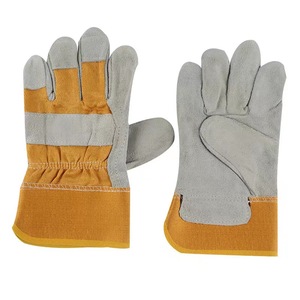 قفازات اللحام الشتوي من shuoya، قفازات لحام من جلد البقر مقاس 11 و<span class=keywords><strong>14</strong></span> بوصة، قفازات عمل لحام TIG - Product Image 5