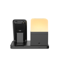 Prix d'usine 2024, chargeur sans fil 6 en 1, charge rapide sans fil 15W, portable pour téléphones/tablettes