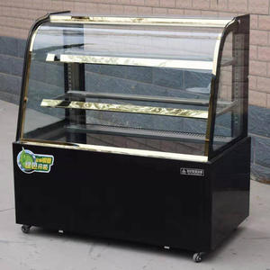 خزانة عرض مبردة بالهواء بزاوية قائمة للكيك والحلويات والمشروبات - Product Image 2