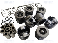 Fabricant - 8 pièces LR023496 - Piston de moteur diesel 84 mm pour Land Rover Range Rover L322 L405 L494 4.4 448DT TDV8 STD 050