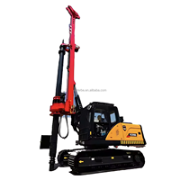 Nouvelle machine de forage rotative sur chenilles hydraulique YCR90 de marque chinoise pour travaux de pieutage sur chantier urbain étroit
