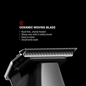 Tagliacapelli Professionale Ricaricabile con Testina Staccabile, Lama a T per Dettagli, Trimmer Maschile per Sottocapo 7500rpm - Product Image 5