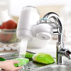 Filtro de ducha de cocina respetuoso con el medio ambiente, grifo con filtro de cerámica, purificador de agua
