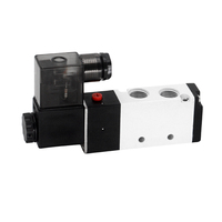 Vanne de commande manuelle pneumatique 4H210-08 G1/4" série 4H 5/2 voies, électrovanne d'inversion de cylindre en aluminium 4H310-10
