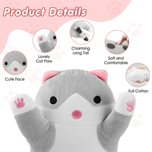 यूएसबी संचालित इलेक्ट्रिक हीटिंग पैड अवधि गर्म प्लग प्यारा बिल्ली के लिए तकिया सुंदर बिल्ली हीटिंग पैड को फेंक रहा है - Product Image 4