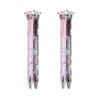 Stylo Gel Mignon Otter Marin 0,5 mm Encre Noire Dessin Animé Animal Cadeau Papeterie pour Étudiants École Bureau