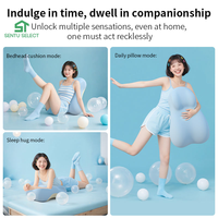 Coussin de positionnement sexuel en mousse à mémoire de forme pour protection lombaire, utilisable comme dossier de lit, de canapé ou de chevet, pour couples et hôtels