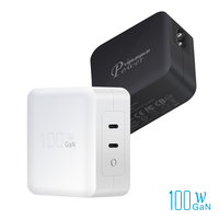 Cargador Rápido USB-C GaN de 100W con Enchufe AU EU UK US, Tipo-C PD 3.0/PD QC3.0/QC4.0 PPS, Adaptador para Teléfono Móvil, Laptop y Cámara