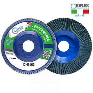 FERVI - DN6100.114 Disco de solapa plano clásico de rendimiento en diamante de circonio-ABRASIVOS EAN 8012667306854 - Product Image 1