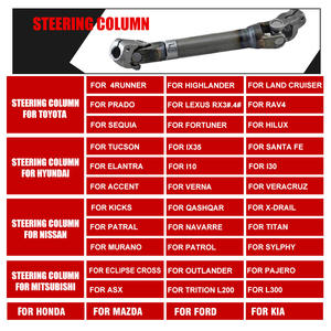 Eje de Columna de Dirección para Automóviles, <span class=keywords><strong>Precio</strong></span> de Fábrica, para Toyota Corolla, Hilux, <span class=keywords><strong>Hyundai</strong></span> Elantra, Mitsubishi Pajero <span class=keywords><strong>Sport</strong></span>, Jeep, Ford - Product Image 4