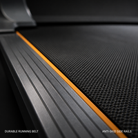 Tapis roulant électrique commercial avec écran LED, machine de course robuste pour centre de fitness, entraînement cardio