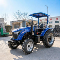 Expédition d'usine : Tracteur à 4 roues, mini-tracteur à quatre roues, moteur diesel, adapté à l'agriculture et au paysagisme