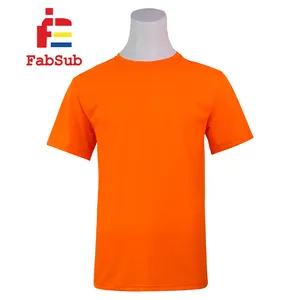 Safety Bright Color Night Running Tshirt Plain Blank Sublimation Polyester Tees Cotton Feel Kids Adult Heavyweight Mens T Shirt