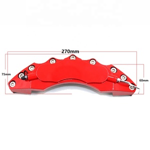 JDMotorsport88-cubiertas de pinza de freno grande, diseño de 9 pernos, ABS, rendimiento de coche, Color Rojo - Product Image 5