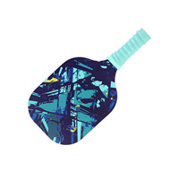 UV Baskılı Özel Logolu Fiberglas Pickleball Raketi, OEM ODM Üreticisi, Yaşlılar, Yeni Başlayanlar, Arka Bahçe ve Aile Oyunları İçin