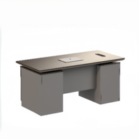 Bureau de direction modulaire multifonction en bois massif moderne et luxueux pour le bureau ou la maison des patrons/directeurs généraux