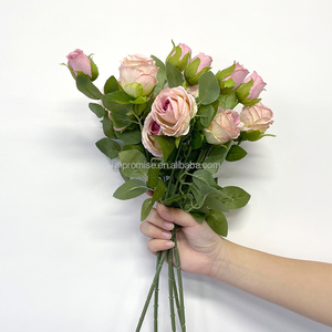Rosa Artificiale di Alta Qualità in Seta, Fiore Singolo Rosa per Decorazioni Domestiche, Pasqua e Natale - Product Image 2