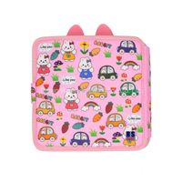 2026 New Design Stock Montessori Busy Book Pink Rabbit Theme Felt Quiet Baby Book Activity Book for Toddler Education
