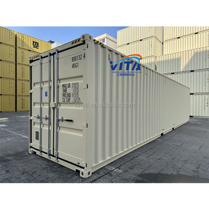 Conteneur de fret High Cube de 40 pieds neuf, conteneurs secs 40HQ pour le transport maritime, en acier Corten. - Product Image 2
