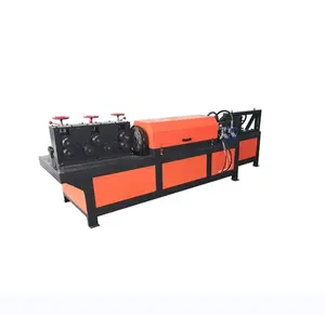 Flat Square Steel Wire bar Automatic Straightening And Cutting Machine automatic straightening metal rods machine