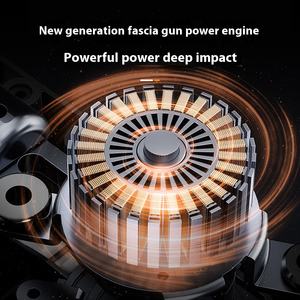 Deep Tissue Silent Brushless Motor Portable <b>Massage</b> Gun with 4 Interchangeable <b>Heads</b> Timing Control for Body Deep Muscle Relief - Product Image 5
