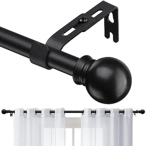 Tringles à rideaux de <span class=keywords><strong>douche</strong></span> décoratives modernes, faciles à utiliser, en acier, longues, solides, à faire soi-même, et accessoires pour l'espace de vie à la maison - Product Image 1