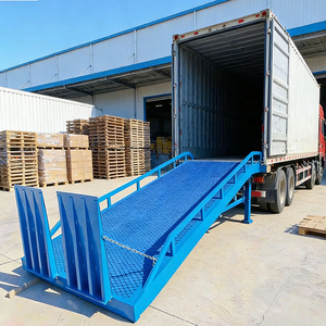 Plataforma Niveladora Hidráulica Móvil de 12T, Rampa para Contenedores con Altura Ajustable de 1.8m para Montacargas - Product Image 4